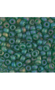 Miyuki rocailles Perlen 6/0 - Matte transparent green ab 6-146FR